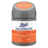 Boots Selen med vitamin AC og E kosttilskudd 60 tabletter
