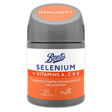 Comprimés de sélénium Boots avec vitamines A C E 60 comprimés - produit britannique