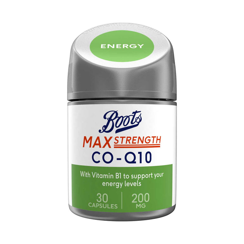 Boots Co-Q10 capsules 200 mg 30 count - British product