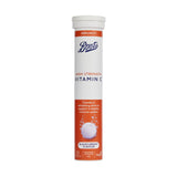 Boots vitamin C effervescent blackcurrant 20 tablets - British product