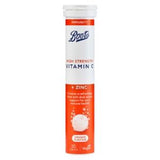 Boots Boots High Strength Vitamin C & Zinc Orange Flavour Effervescent Tablets- Buy online at McGrocer