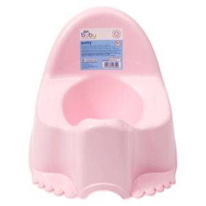 Boots Baby Potty Pink plastic toilet training device - British product