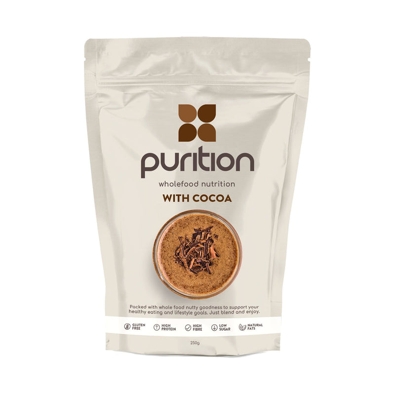Purition wholefood nutrition with cocoa 250g (British brand)