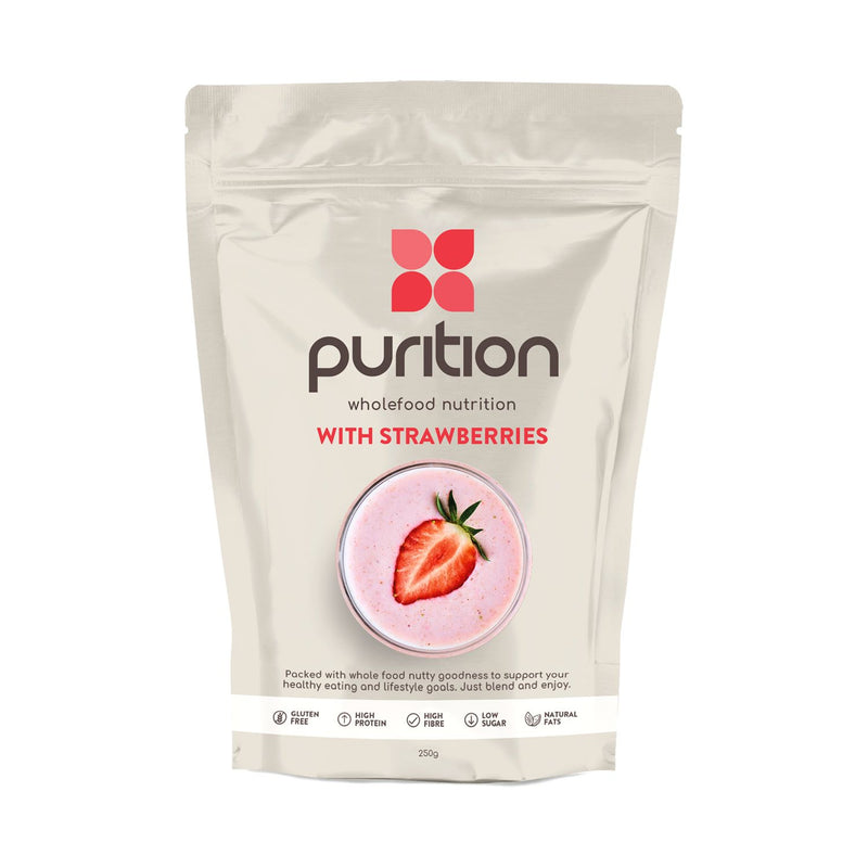 Purition strawberry meal replacement powder 250g - British product