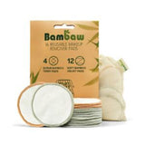 Bambaw Wiederverwendbare Make-up-Entferner-Pads, 16er-Packung