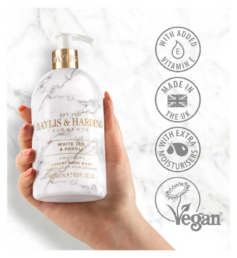 Baylis & Harding White Tea Neroli Hand Wash 500ml - British product