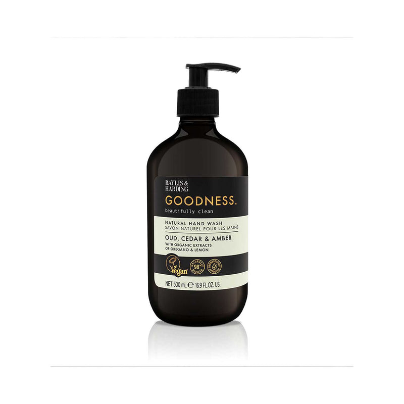 Baylis & Harding Hand Wash Oud Cedar & Amber 500ml - British product
