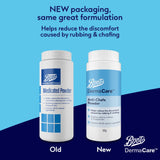 Boots Dermacare Anti-Chafe Powder 100g - British product
