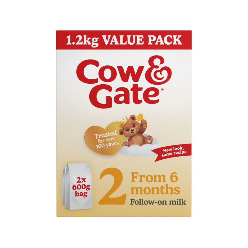 Cow & Gate Follow On Baby Milk Formula 1.2kg - British product