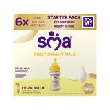 SMA infant formula starter pack 6x70ml, UK version