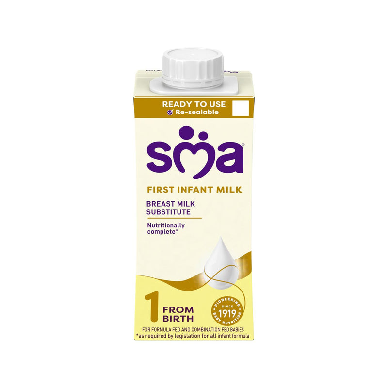SMA First Infant Milk Ready-To-Use Formula 200ml (British brand)