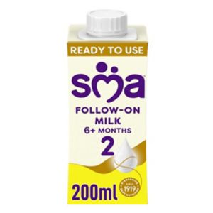 SMA 2 Follow-on Baby Milk Formula 6 Months+ (British brand)
