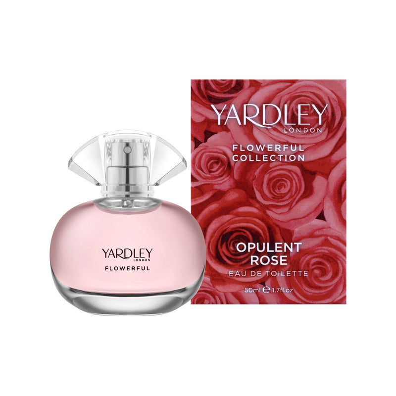 Yardley Opulent Rose EDT 50ml, imported from the UK