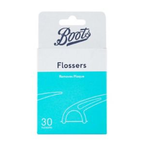 Boots everyday disposable flossers mint 30s - British product