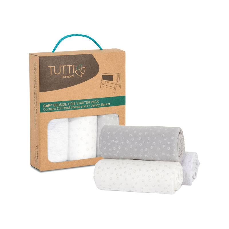 Tutti Bambini Crib Bedding Set Cloud Grey (British brand)