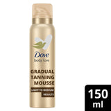 Dove DermaSpa Self Tan Mousse Fair Medium 150ml - British product