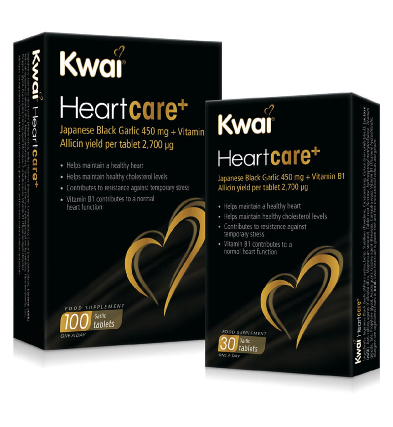 Kwai Heartcare+ Black Garlic 450mg tablets (British brand)