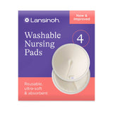 Lansinoh Waschbare Stilleinlagen, weiß, 4er-Pack