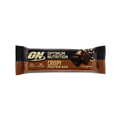 Barre protéinée croustillante Optimum Nutrition saveur Brownie Chocolat 65g Boots - Acheter en ligne sur McGrocer