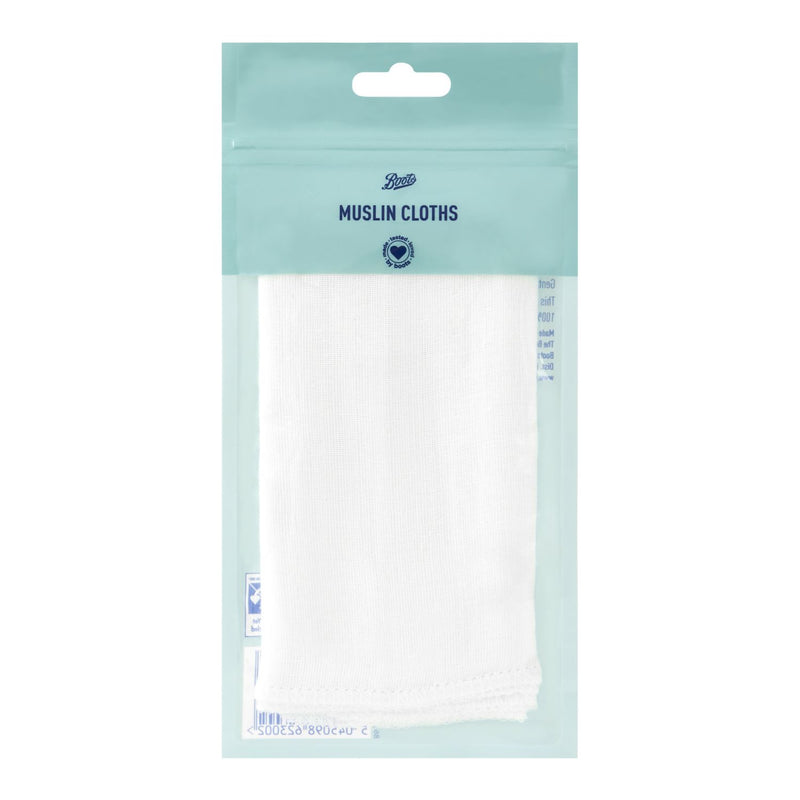 Boots muslin cloths 2 pack cleansing - British product