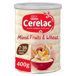 Cerelac Mixed Fruits wheat infant cereal 400g - British product