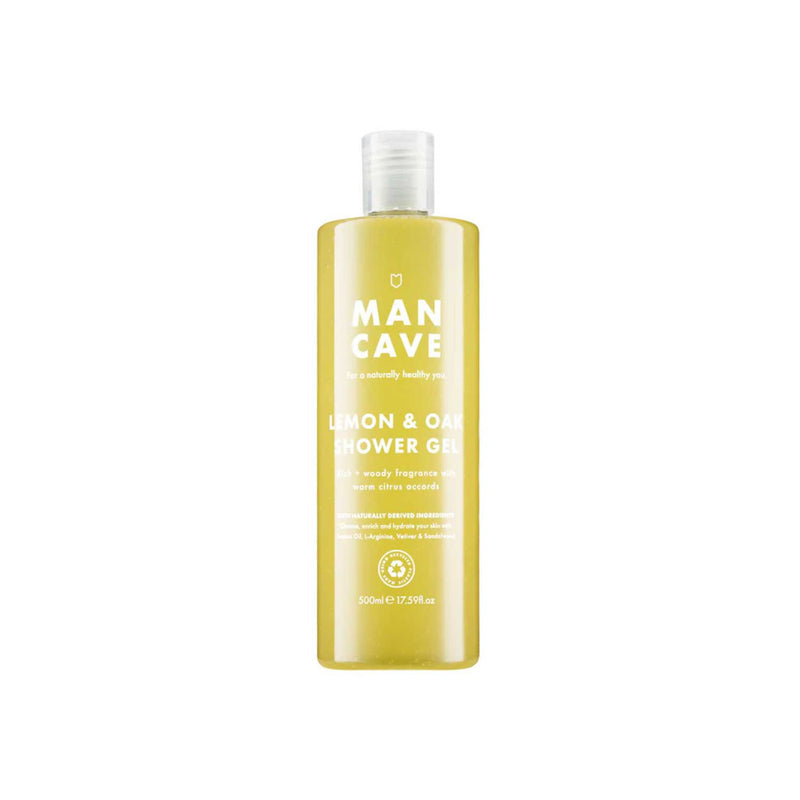 ManCave Lemon & Oak Shower Gel 500ml (British brand)