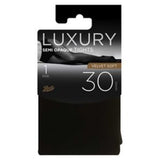 Boots black velvet soft opaque tights size medium - British product