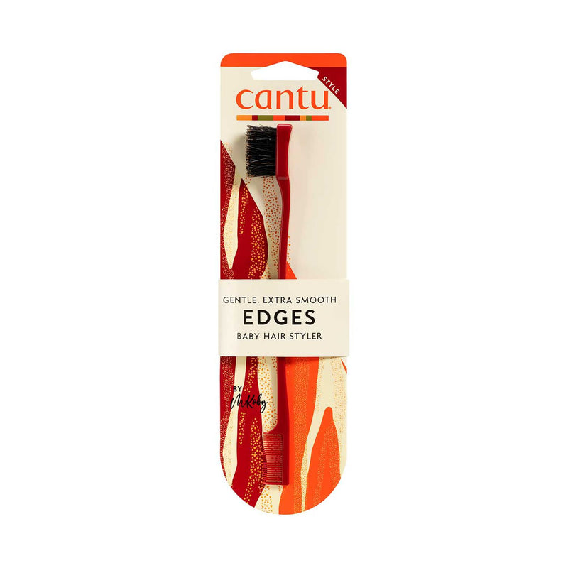 Cantu 2-In-1 Edge Brush & Comb - British product