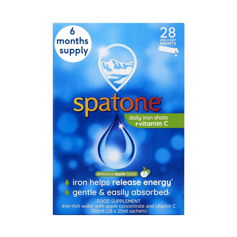 Spatone Apple iron supplement bundle 6 month supply, imported from the UK