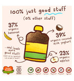 Ella's Kitchen dairy free coconut yoghurt with banana baby food pouch 90g (British brand)
