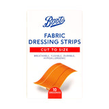 Boots Fabric Dressing Strips Cut To Size 10 Pack - British product