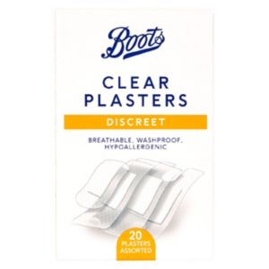 Boots Boots Pansements transparents discrets, tailles assorties, lot de 20 - Acheter en ligne chez McGrocer