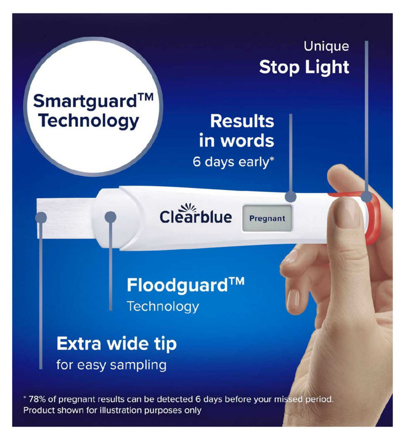 Clearblue Digital Early Pregnancy Test 1 Pack - British product