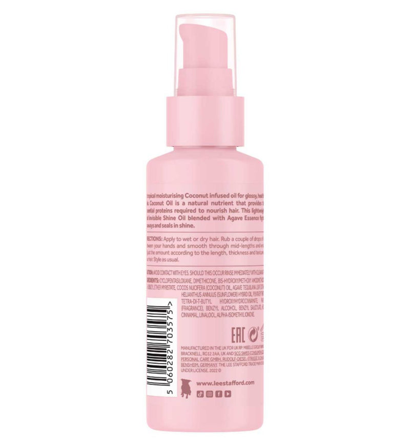 Lee Stafford Coco Loco shine oil 75ml (British brand)