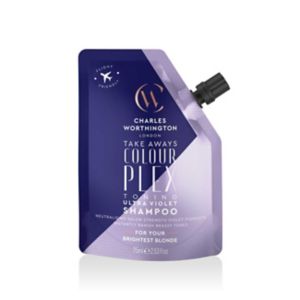 Boots Charles Worthington Colourplex Ultra Violet Shampoo Blonde Travel Size 75ml- Buy online at McGrocer