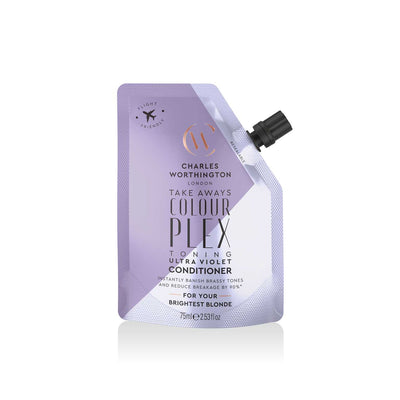 Boots Charles Worthington Colourplex Ultra Violet Conditioner Takeaway 75ml- Buy online at McGrocer