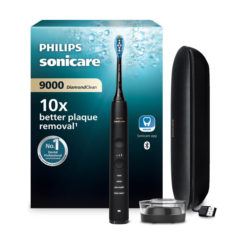Philips Sonicare DiamondClean 9000 Electric Toothbrush Black, UK version
