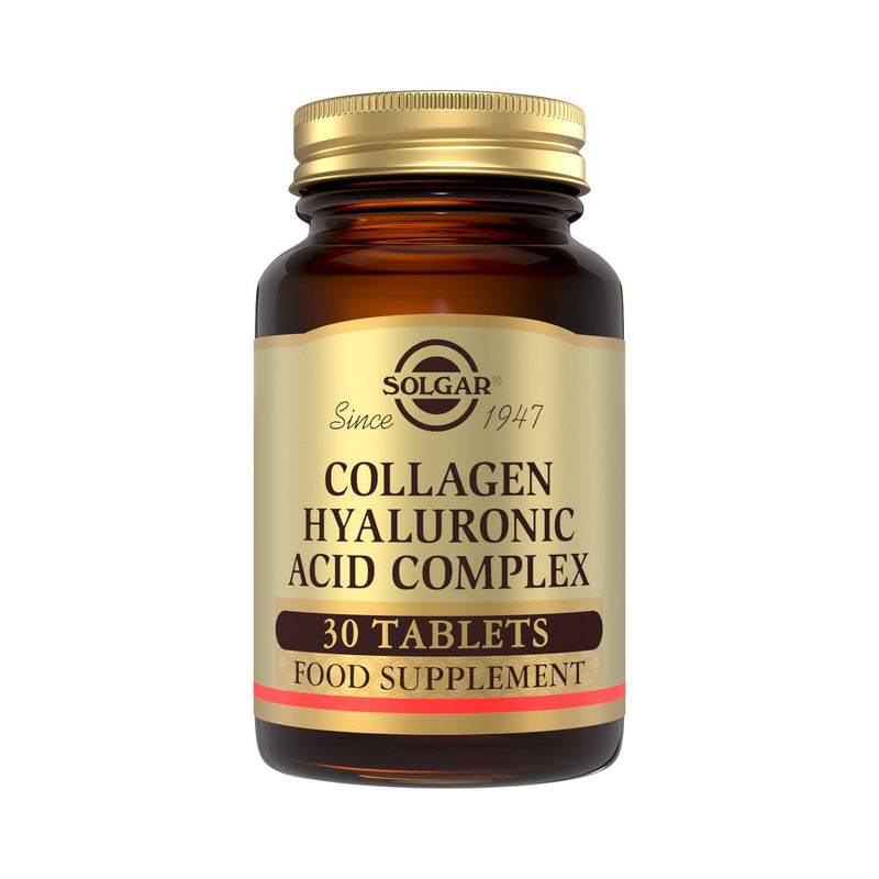 Solgar collagen hyaluronic acid complex 30 tablets, imported from the UK