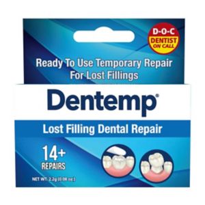 Dentemp dental repair kit for loose caps - British product