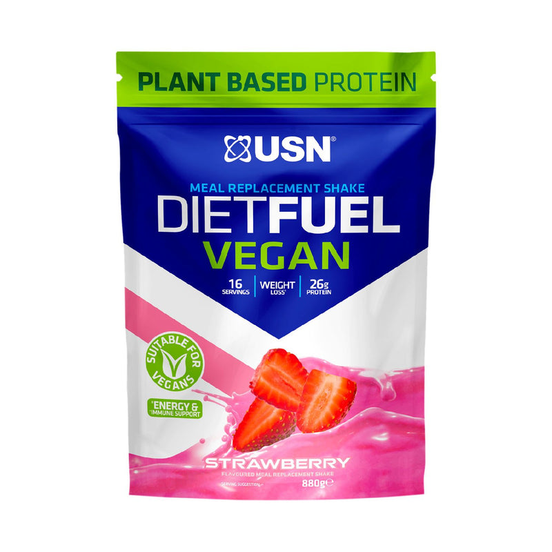 USN Diet Fuel Ultralean Vegan Meal Replacement Strawberry 880g (British brand)