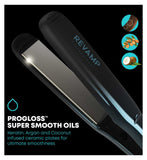 REVAMP wide ceramic hair straightener 38mm, UK version