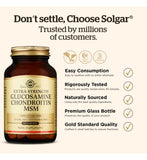 Solgar glucosamine chondroitin msm supplement extra strength 60 tablets - British product