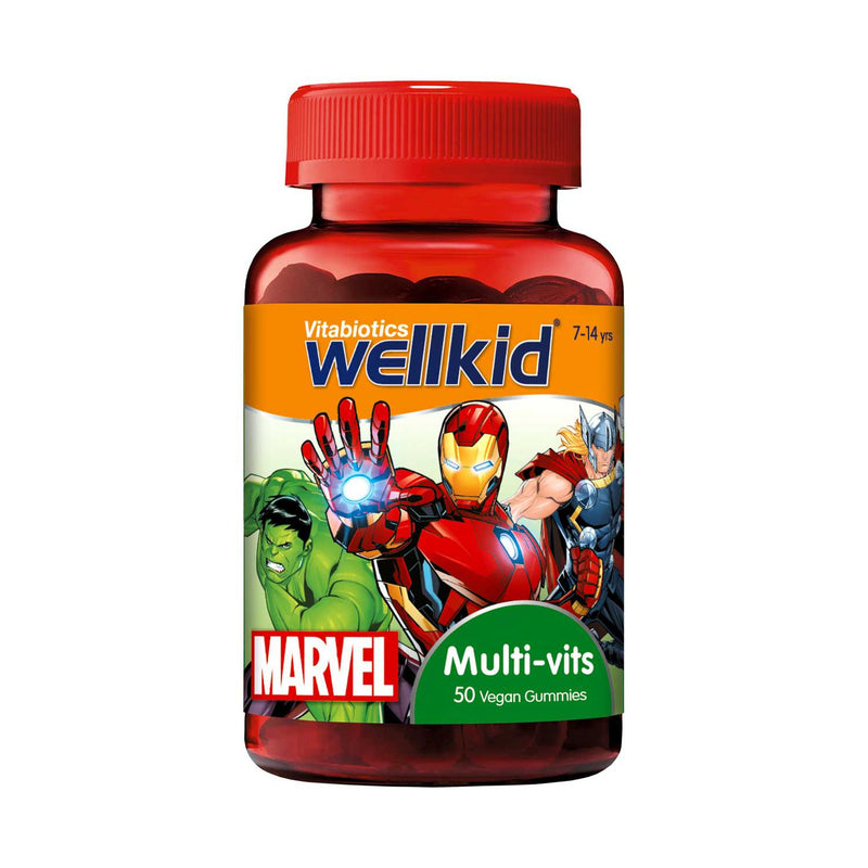 Vitabiotics Wellkid Marvel Multi-vits vegan jellies 50 count (British brand)