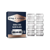 Boots King C. Gillette Men's Double Edge Safety Razor Blades, 10 Refills- Buy online at McGrocer