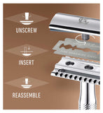 King C. Gillette razor blade refills 10 pack, imported from the UK