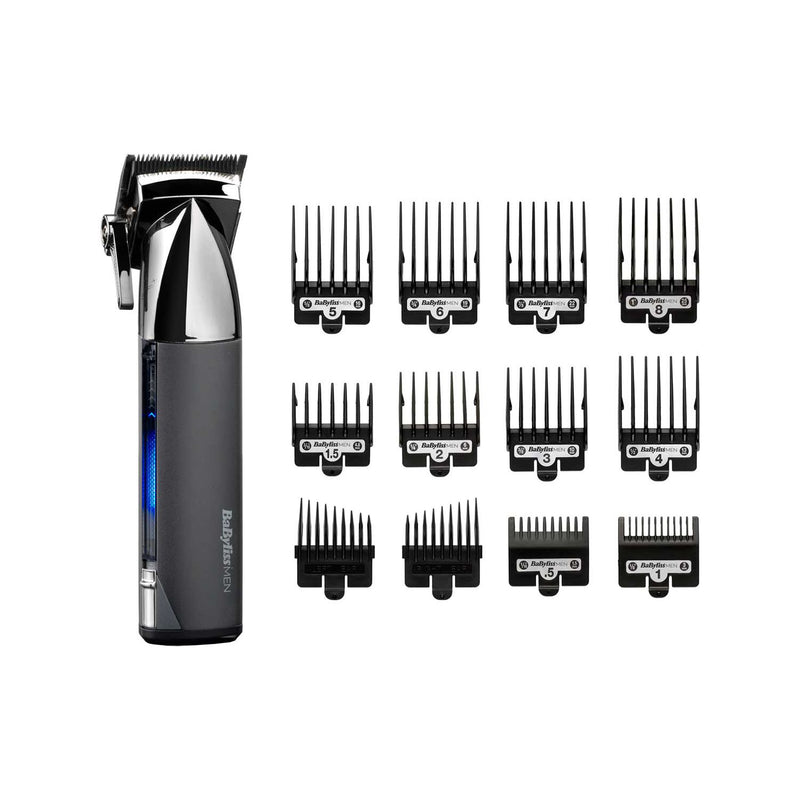 BaByliss cordless hair clipper chrome - British product