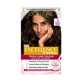 L'Oréal Paris Excellence Crème 3 Natural Darkest Brown - British product
