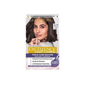 L'Oréal Paris Excellence Cool Crème 5.11 Ultra Ash Light Brown Permanent Hair Colour