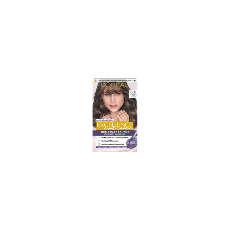 L'Oréal Paris Hair Dye Kit 6.11 Ultra Ash Dark Brown - British product