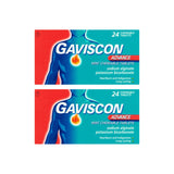 Gaviscon Advance mint chewable tablets bundle - British product